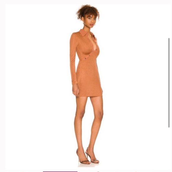 NWT Camila Coelho Cera Dress in Chestnut Brown Size Small - Picture 2 of 4